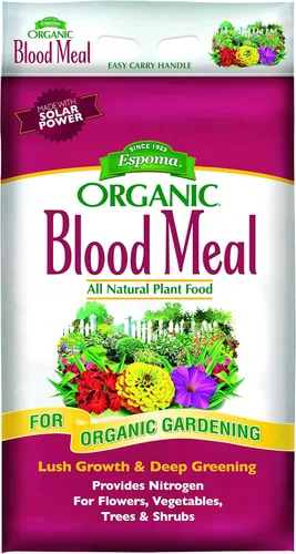 Espoma Fertilizante orgánico de harina de sangre 12-0-0. Fuente de alimento vegetal totalmente natural de nitrógeno para jardinería orgánica. para