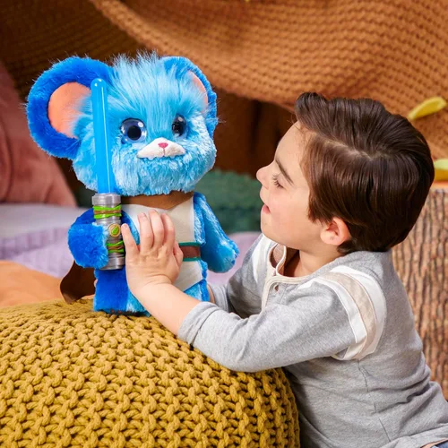 Miniatura 8 de Star Wars: Young Jedi Adventures Jabberin' Jedi Nubs, peluche electrónico, luces y sonidos, juguetes, juguetes preescolares para niños y niñas de 3