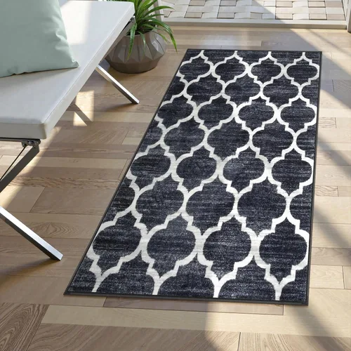Miniatura 33 de Lahome Alfombra marroquí para pasillo – Alfombra antideslizante lavable de 2 x 6 pies con parte trasera de goma, suave y no desprende pelo, alfombra