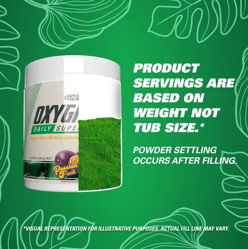 Miniatura 7 de EHP Labs OxyGreens Super Greens Powder - Superalimento de espirulina y clorella, jugo verde en polvo y suplementos de verduras con fibra prebiótica