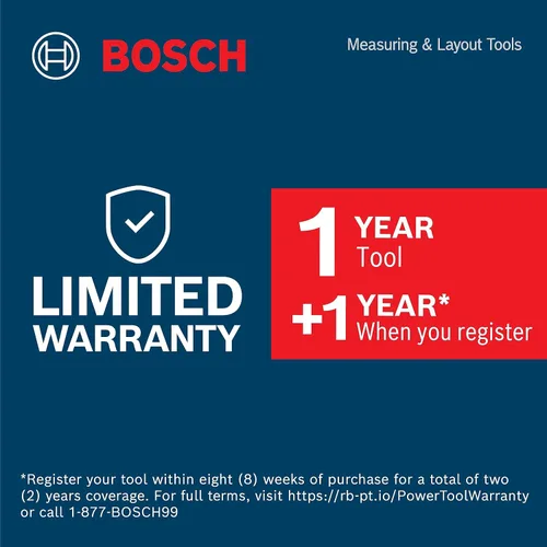 Miniatura 13 de Bosch GLL50-20G - Láser autonivelante de línea cruzada de haz verde de 50 pies, incluye soporte magnético integrado, 2 baterías AA y funda blanda