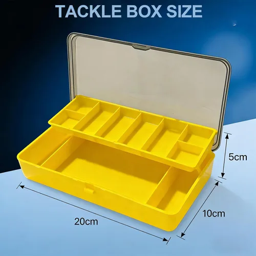 Miniatura 6 de Kit de señuelos de pesca, kit de señuelos de lubina con caja de aparejos incluida, cebos de agua, cebos de natación, juego completo