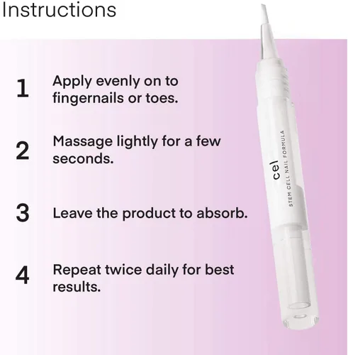Miniatura 6 de cel MD - Pluma de aceite para cutículas, suero reparador de uñas – Reparación de uñas para uñas dañadas – Ayuda a reparar y nutrir las uñas