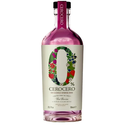 Miniatura 9 de CeroCero - Ginebra sin alcohol de pomelo blanco y hierba limón, licores sin alcohol de primera calidad, brillantes y vibrantes, halal, bajo