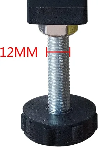 Miniatura 7 de Patas de soporte de metal para muebles, altura ajustable, marco central de cama resistente, elevadores de pies para plataforma Queen/King, piezas