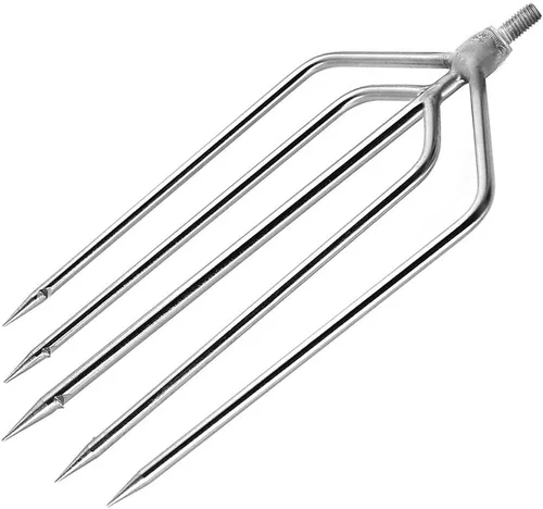Miniatura 15 de SAN LIKE Garfio de pesca telescópico de aluminio/fibra de vidrio con mango de goma antideslizante Gancho de acero inoxidable con tornillo M8