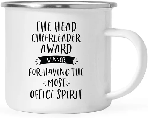 Miniatura 42 de Andaz Press Taza de café de acero inoxidable de 11 onzas con diseño de fogata, regalo divertido para compañero de trabajo, ganador del premio
