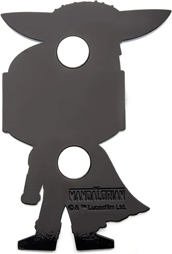 Miniatura 3 de Star Wars Mandalorian Season 2 Mando and The Child - Pin de esmalte magnético de 6 pulgadas con fuerte sujeción magnética Producto con licencia