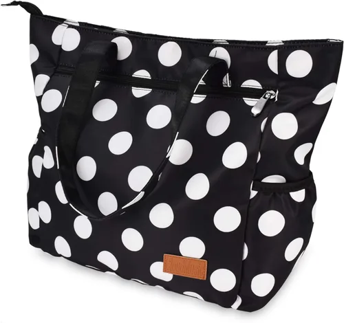 Miniatura 16 de CLOUDMUSIC Bolsa de hombro para enfermeras, profesores, trabajo, gimnasio, viajes, playa, mujeres, con gran capacidad, impermeable