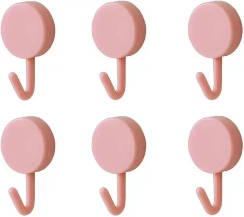 Miniatura 9 de Paquete de 6 ganchos adhesivos, bonitos ganchos para llaves para decoración de pared, para colgar sombrero, toalla, llave, gancho de toalla