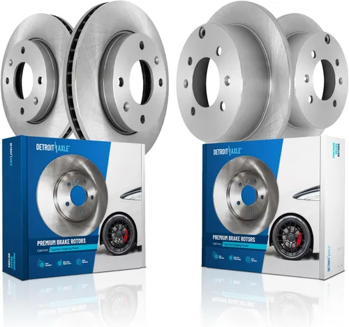 Miniatura 16 de Detroit Axle - Rotores de freno delanteros para Honda Accord Civic Element Fit Insight CSX ILX Rotores de freno de disco Reemplazo de rotores