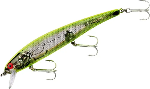 Miniatura 10 de Bomber Señuelos Long A Slender Minnow Jerbait Señuelo de Pesca a rayas (Baby Striper)