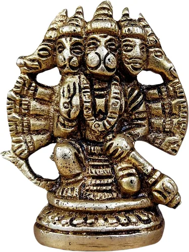 Miniatura 15 de Craftsofindia Goddess Durga - Estatua pequeña de latón, decoración divina, escultura hindú hecha a mano de 3 pulgadas para el altar del hogar