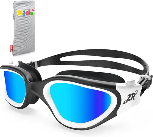 Miniatura 7 de ZIONOR Gafas de natación para niños, G1 MINI con protección UV, polarizadas, antivaho, para edades de 6 a 14 años A2