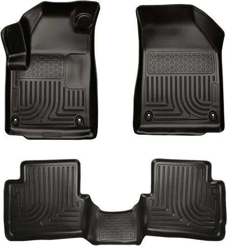 Husky Liners Weatherbeater - Alfombrillas para Dodge Dart 2013-2016, delantera y segunda fila, 3 piezas, color negro - 99021