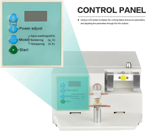 Miniatura 4 de Equipo de laboratorio dental dental 110V del tratamiento térmico de la máquina del soldador del punto de HL-WD II