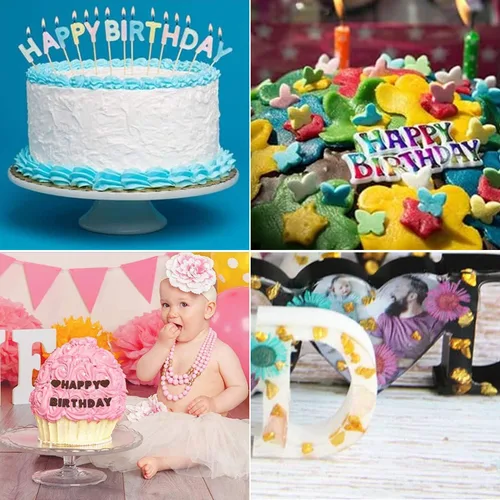 Miniatura 6 de Molde de alfabeto de 26 cavidades molde de letras de crayola molde de alfabeto de silicona moldes de chocolate de silicona Gran profundidad, fácil
