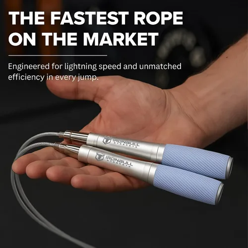 Miniatura 4 de Cuerda de saltar para hombres y mujeres, cuerda de saltar ultrarrápida, de alta velocidad, diseño autobloqueante sin tornillos con asas de aluminio