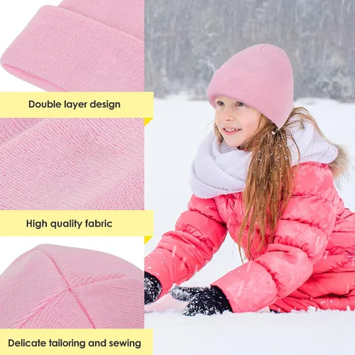 Miniatura 3 de Zando Toddler Beanies for Baby Winter Hat Kinit Winter Hats for Kids Warm Cap Baby Boy and Girl Beanie Hat 0-8T
