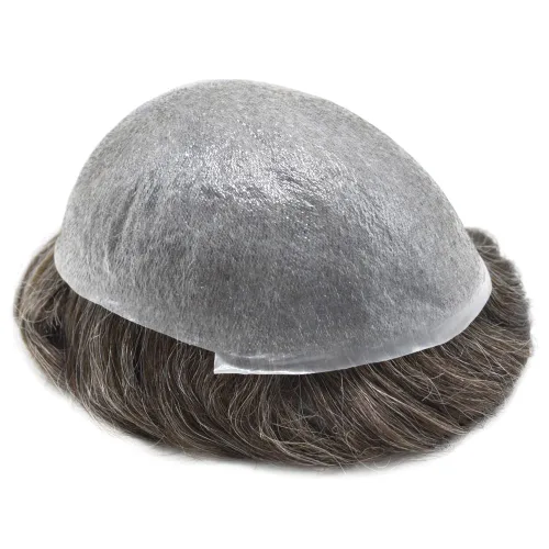 Miniatura 36 de Toupee for Men Human Hair Pieces Ultra Thin Skin Mens Toupee Hair Replacement System Mens Hair Units for Men