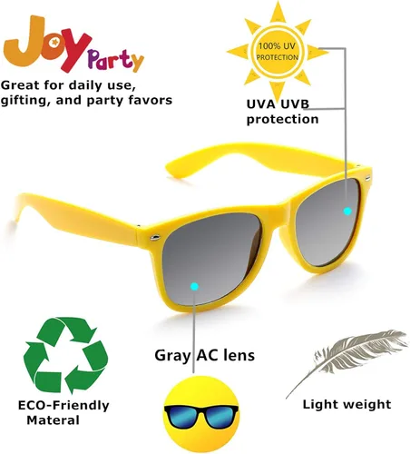 Miniatura 4 de Eyegla Gafas de sol al por mayor a granel para adultos, recuerdos de fiesta, tonos clásicos retro