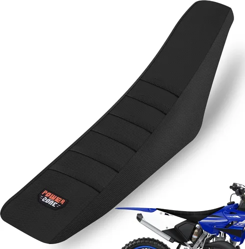 Funda universal para asiento de motocicleta, agarre de goma antideslizante a rayas, costura suave para CRF WR WRF RMZ YZF SXF EXC EXC XC SX CR KLX
