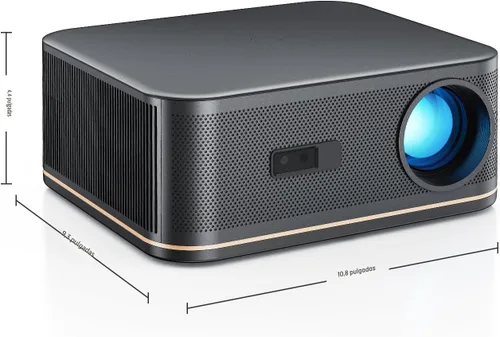 Miniatura 9 de Proyector de decodificación ANSI 4K 2000 con WiFi y Bluetooth, cine en casa de película HAPPRUN con enfoque automático, pantalla de 300 pulgadas