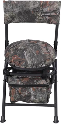 Miniatura 4 de SUNGOOYUE Camping Chair, 360 Degree Rotating, Foldable, Fishing, Hiking, Picnic, 600D Oxford Cloth, Portable Outdoor Chair