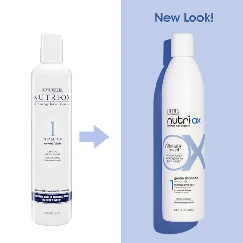Miniatura 8 de NUTRI-OX Champú suave normal para adelgazar el cabello Cabello más grueso y de aspecto más completo Probado clínicamente y dermatológicamente