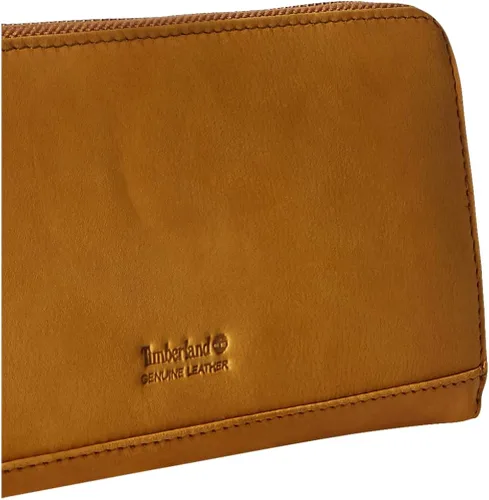 Miniatura 3 de Timberland - Cartera de piel con cremallera de interferencia de radiofrecuencia RFID para mujer con correa para la muñeca