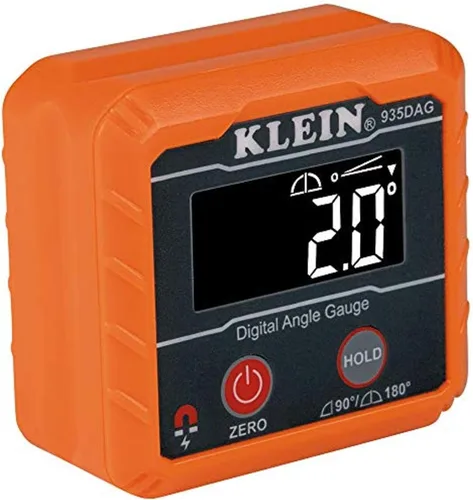 Miniatura 2 de Klein Tools 935DAG - Nivel digital electrónico y medidor de ángulo, (mide rangos de 0 a 90° y 0 a 180°) mide y establece ángulos