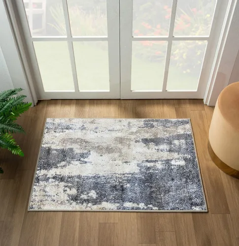 Miniatura 42 de LUXE WEAVERS Lagos Collection - Alfombra de área abstracta beige de 5 x 7 pies