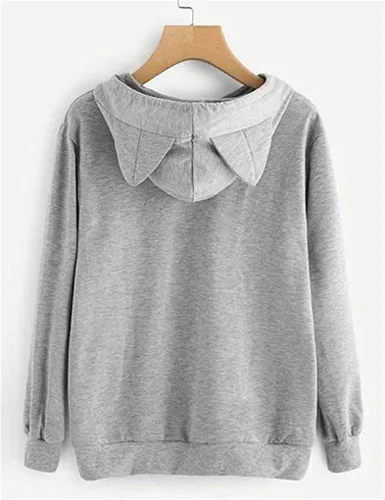 Miniatura 3 de Fronage - Sudadera con capucha para niñas adolescentes y mujeres, de manga larga, lindas, sin botones