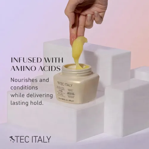 Miniatura 5 de Tec Italy Gel Della Cera Effetto Humedo Gel para el cabello de fijación media para todo tipo de cabello, acabado de aspecto húmedo, define