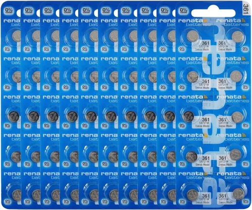Miniatura 11 de Renata 361 SR721W Baterías – 1.55 V Óxido de Plata 361 Batería de reloj (2 unidades)