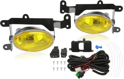 Miniatura 10 de HECASA - Luces antiniebla compatibles con Honda Civic Coupe y Civic Si 2006-2008, lámparas antiniebla delanteras para parachoques con interruptor