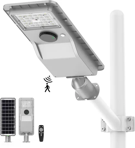 Miniatura 9 de Luz solar de seguridad para exteriores, 2800 pies cuadrados luz de inundación LED súper brillante con sensor de movimiento, IP67 impermeable