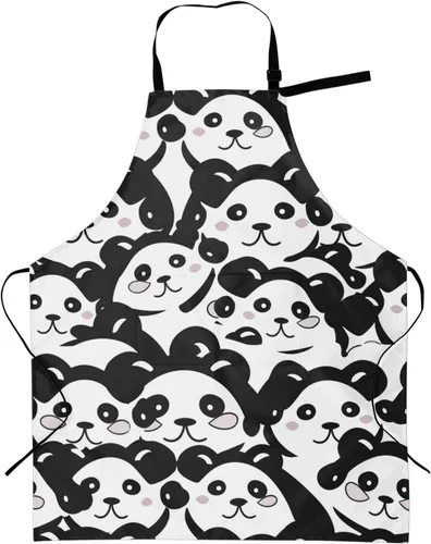 Miniatura 10 de Delantales con diseño de girasol para el hogar, 2 bolsillos, 33 x 28 pulgadas, para hombres y mujeres, babero de cocina impermeable en acuarela