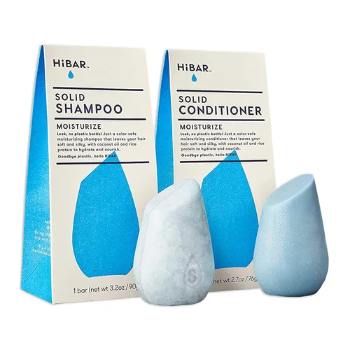 Miniatura 7 de HiBAR - Set de champú y acondicionador para rizos - Para cabello rizado - Define, limpia y nutre - Babasú, manteca de pracaxi y complejo para rizos