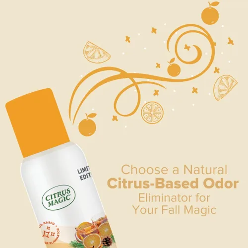 Miniatura 5 de Citrus Magic Edición Limitada Eliminador de olor natural – Aerosol ambientador, sidra de especias de naranja, 3 onzas, paquete de 3