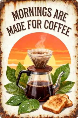 Miniatura 18 de Life is too short for bad coffee cartel de metal de 8 x 12 pulgadas, decoración de pared retro para la cueva del hombre, hogar, bar, cocina, garaje