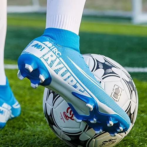 Miniatura 4 de Zquaus Zapatos de fútbol para hombre,Zapatos de fútbol atléticos para caminar,Ag Cleats Entrenamiento al aire libre