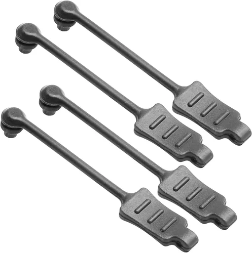 Miniatura 7 de HobbyPark 20 lengüetas de goma RC para clips de cuerpo de automóvil RC 1/18 1/24 (se ajusta a varilla de 0.028 in y 0.039 in)