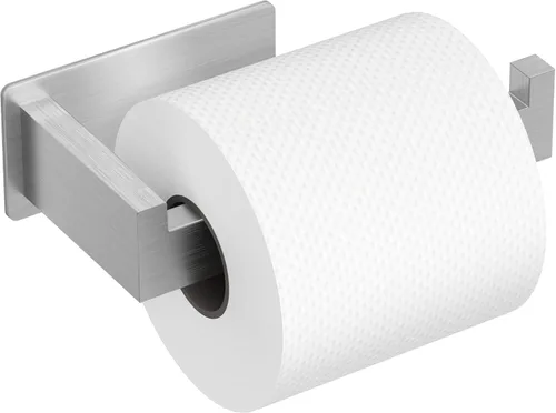 Auxmir - Soporte de papel higiénico autoadhesivo, soporte de rollo de papel de acero inoxidable SUS304 de alta calidad y resistente al óxido, sin