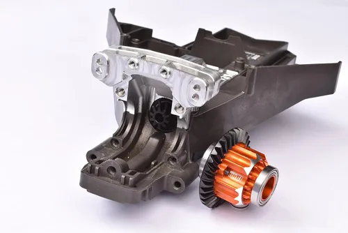 Miniatura 2 de Juego de engranajes diferenciales delanteros y traseros de acero al carbono medio 32/10T para 1:5 Traxxas X Maxx 6S / X Maxx 8S / XRT 8S Monster