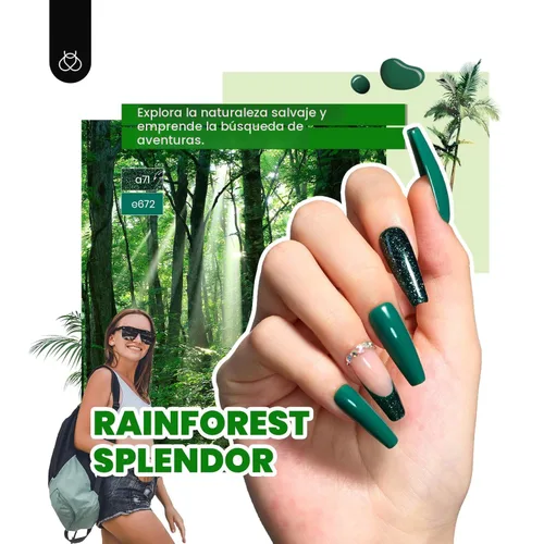 Miniatura 5 de Beetles - Kit de 85 esmaltes de uñas de gel con luz UV, juego de esmalte de gel de 35 colores, diario de viaje, kit de manicura todo en uno