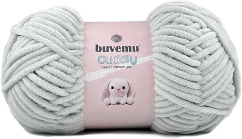 Miniatura 35 de Hilo de felpilla de terciopelo, súper suave y esponjoso, para tejer, hacer manualidades, color amigurumi, duradero para el desprendimiento, 3.53