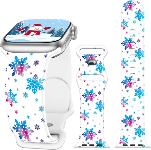 Miniatura 38 de Bandas de reloj de vacaciones compatibles con Apple Watch para mujeres y hombres de 38mm 40mm 41mm 42mm 44mm 45mm 46mm 49mm, para iPhone, iWatch