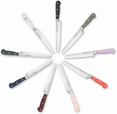 Miniatura 4 de Wusthof - Cuchillo de pan con doble dentadura de 9 pulgadas, clásico, negro, grabado personalizado