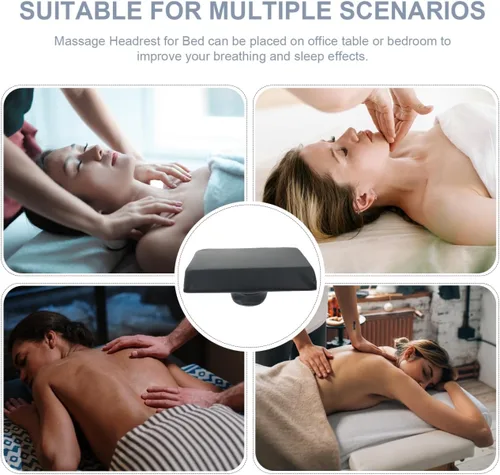 Miniatura 7 de Beavorty Almohada de masaje para masaje, cuna de masaje, mesa de masaje, reposacabezas de repuesto ajustable, almohada elástica de espuma